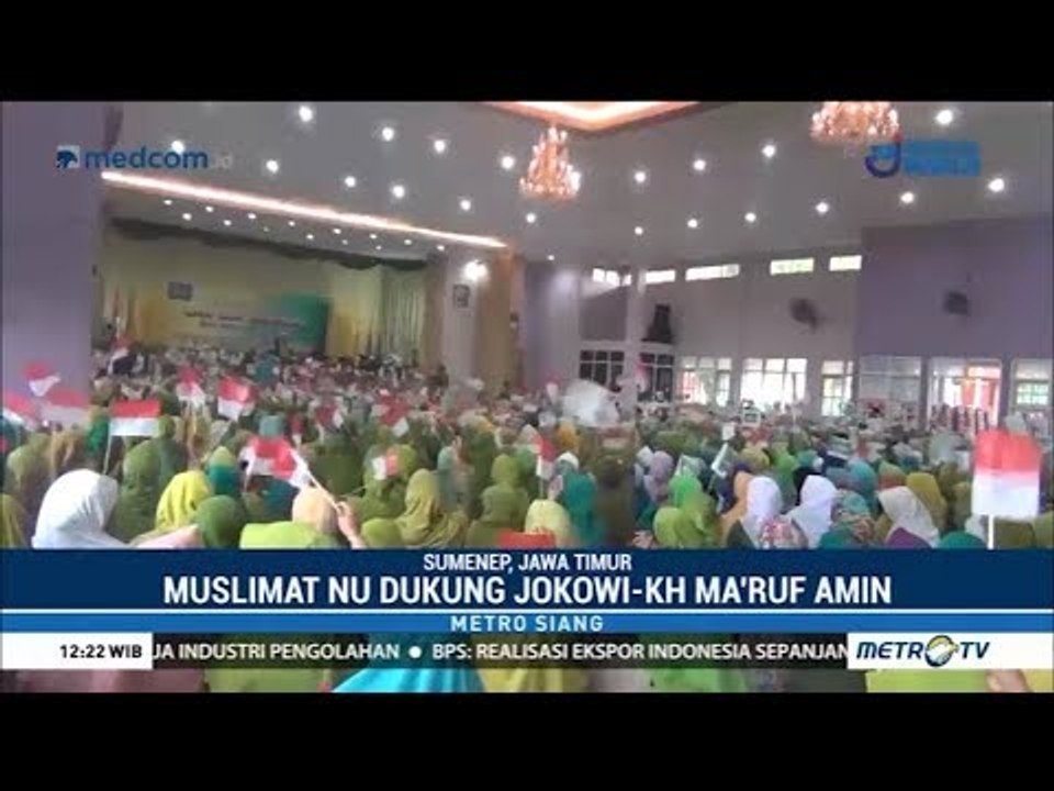 Muslimat NU Dukung Jokowi-Ma'ruf  Amin