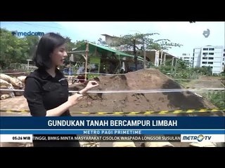 Gundukan Tanah Diduga Limbah Berbahaya di Marunda