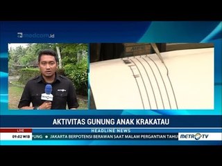 Gunung Anak Krakatau Masih Erupsi dengan Intensitas Rendah
