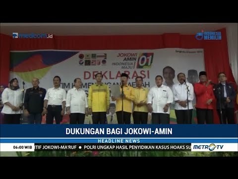 Gubernur dan 9 Bupati di Bengkulu Dukung Jokowi-Ma'ruf