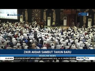 Sambut Tahun Baru, Zikir Nasional Digelar di Masjid At-Tin