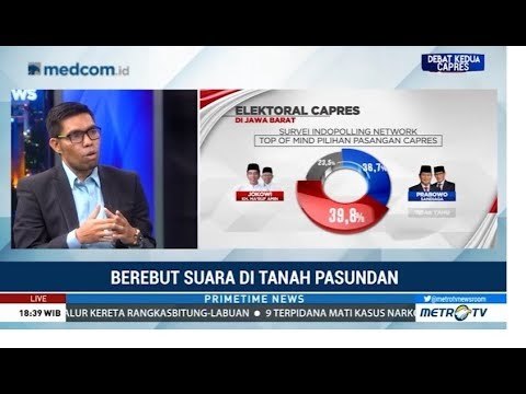 Survei Indopolling, Jokowi Rebut Suara Jabar Milik Prabowo