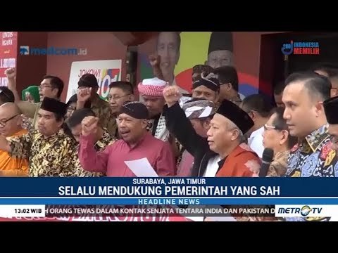 Forum Lintas Agama di Jatim Deklarasi Dukung Jokowi-Amin