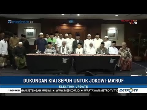 Dukungan Kiai Sepuh untuk Jokowi-Ma'ruf