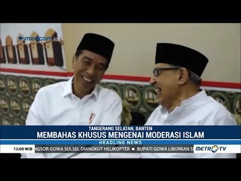 Jokowi dan Quraish Shihab Diskusikan Islam Moderat
