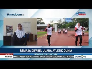 Remaja Difabel RI Juara Atletik Dunia
