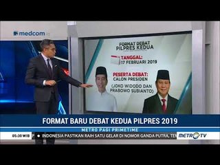 Format Baru Debat Kedua Pilpres 2019