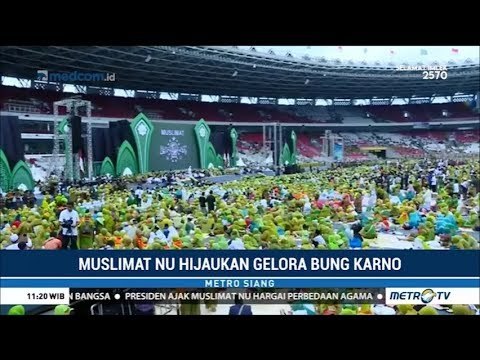 Muslimat NU Hijaukan Gelora Bung Karno