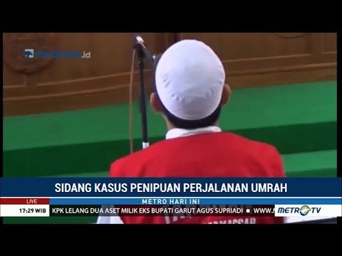 Bos Abu Tours Dituntut 20 Tahun Penjara dan Denda Rp100 Juta