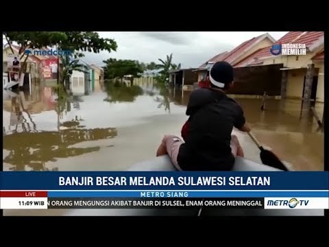 Perumnas Antang Makassar Terendam Banjir Hingga Ketinggian 3 Meter