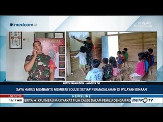 Cerita Babinsa Mengajar Anak Putus Sekolah di Pelosok