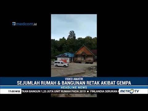 Sejumlah Bangunan di Mentawai Retak Akibat Gempa