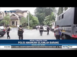 Polisi Geledah Rumah Adik Wagub Sumut