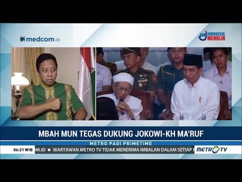 Romahurmuziy: Mbah Moen Tidak Dukung Prabowo, Mbah Moen Tegas Dukung Jokowi