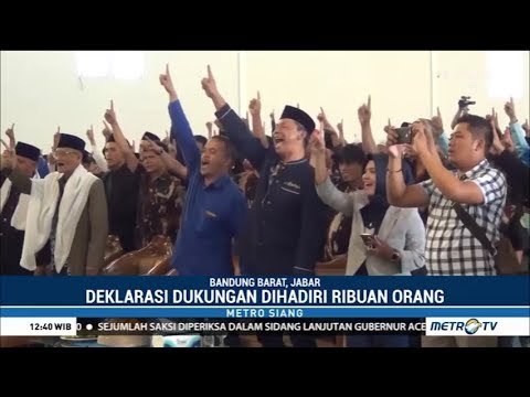 Ulama dan Milenial di Bandung Barat Dukung Jokowi-Ma'ruf