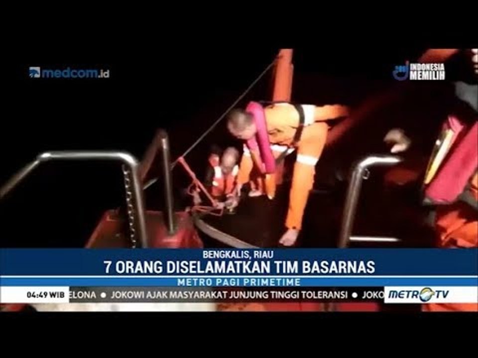 Kapal Pengangkut Semen Tenggelam di Bengkalis, 3 ABK Hilang