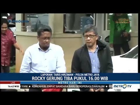 Dugaan Penistaan Agama, Rocky Gerung Penuhi Panggilan Polda Metro