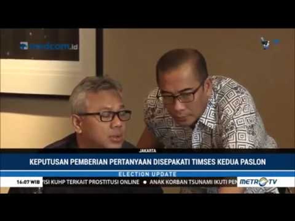 Kisi-kisi Debat Picu Perdebatan