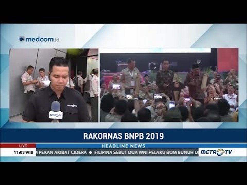 Presiden Hadiri Rakornas BNPB