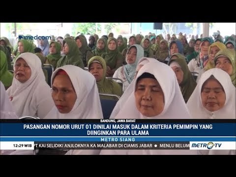 Dukungan Ulama dan Santri untuk Jokowi-Ma'ruf Terus Mengalir