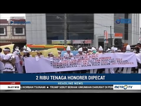 Ribuan Tenaga Honorer di Kabupaten Simalungun Dipecat