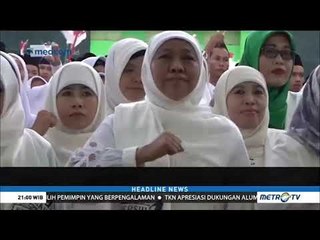 Khofifah Hadiri Deklarasi Jaringan Kiai-Santri Daerah di Tegal