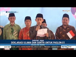 Forum Ulama dan Santri se-Bandung Dukung Jokowi-Ma'ruf