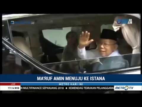 Ma'ruf Amin Bertolak ke Istana Negara
