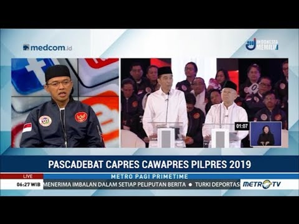 Pascadebat Capres Cawapres Pilpres 2019