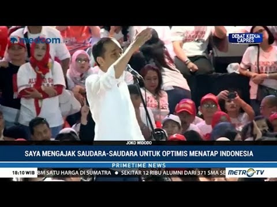 Jokowi: Kita Harus Optimis Menatap Masa Depan Indonesia