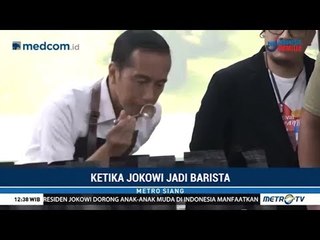 Ketika Jokowi Jadi Barista