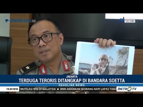 Densus 88 Tangkap Terduga Teroris di Bandara Soekarno-Hatta