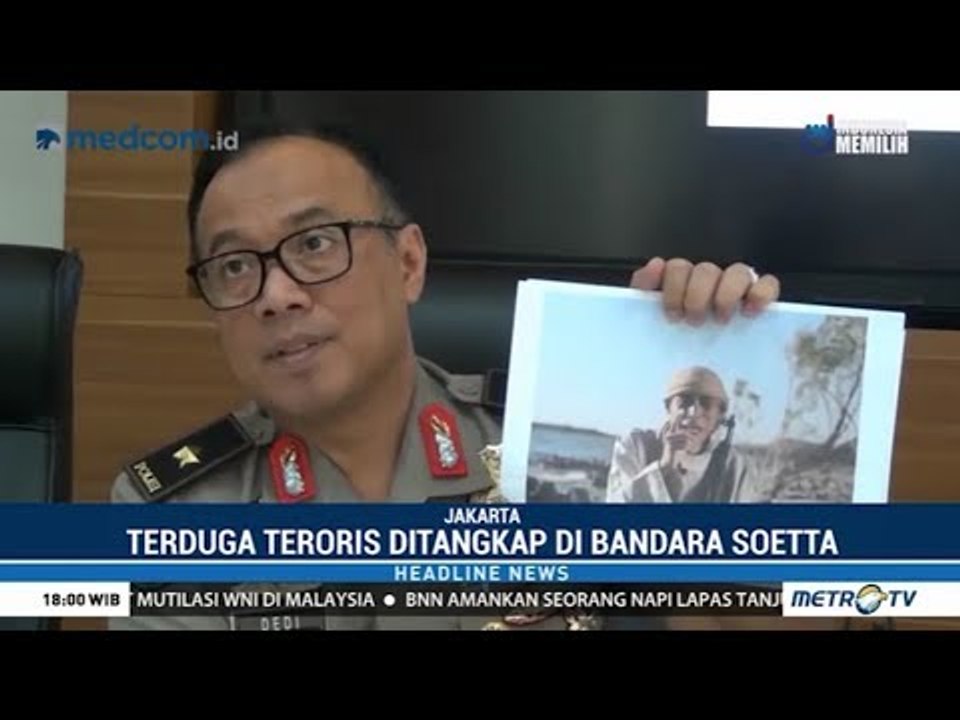 Densus 88 Tangkap Terduga Teroris di Bandara Soekarno-Hatta