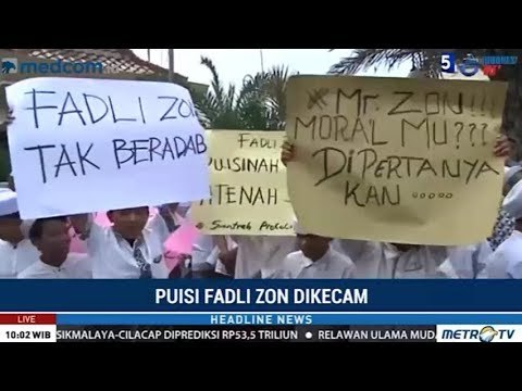 Santri di Probolinggo Tuntut Fadli Zon Minta Maaf