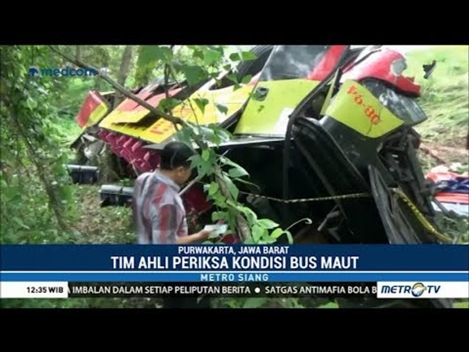 Tim Ahli Periksa Penyebab Kecelakaan Bus Maut di Tol Cipularang