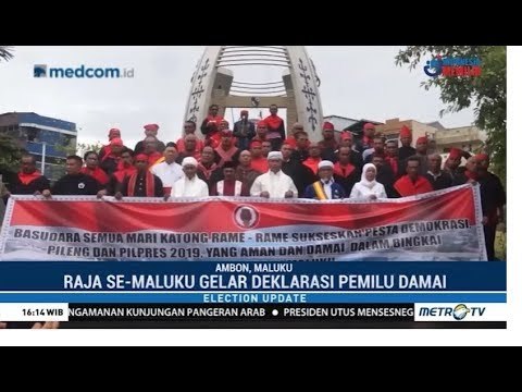Raja se-Maluku Deklarasi Pemilu Tanpa Hoaks