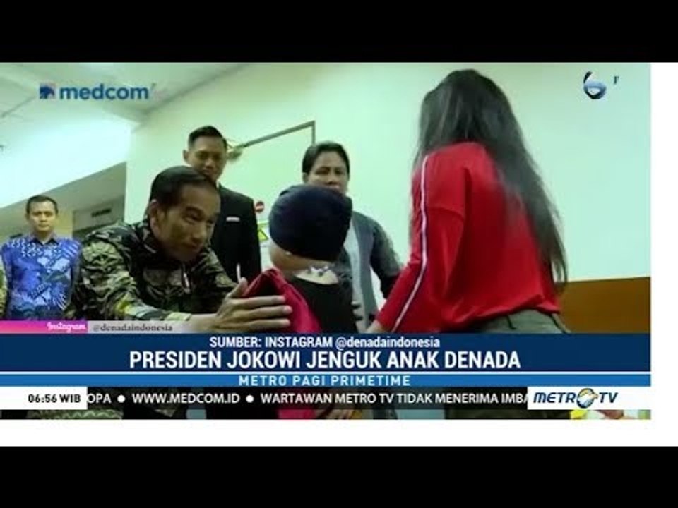 Jokowi Jenguk Putri Denada