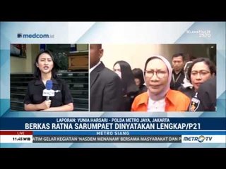 Berkas Ratna Sarumpaet Dinyatakan Lengkap