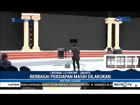 Gladi Bersih Debat Kedua Pilpres 2019
