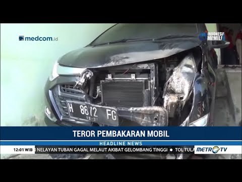 Teror Pembakaran Kendaraan Kembali Terjadi di Semarang