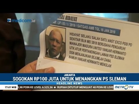 Satgas Antimafia Bola Tetapkan Mantan Exso PSSI Sebagai Tersangka