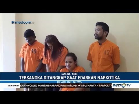 Polres Langsa Tangkap Empat Tersangka Pengedar Ekstasi