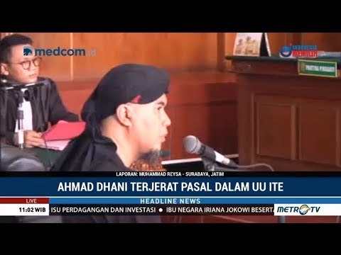 Ahmad Dhani Hadapi Sidang Dakwaan Kasus Pencemaran Nama Baik