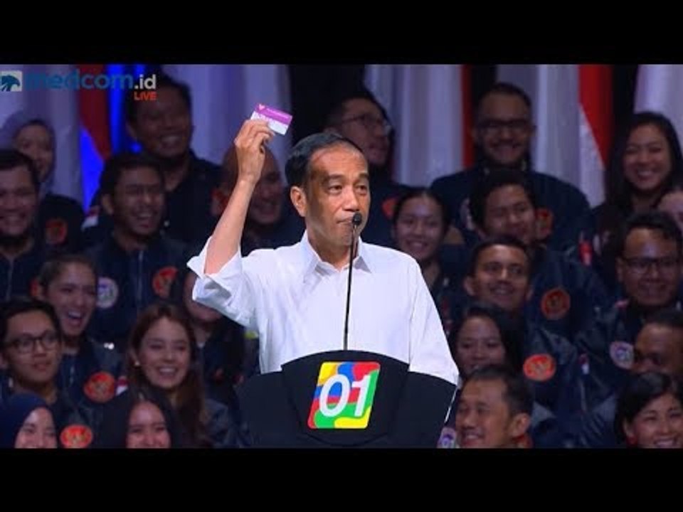 Jokowi Kenalkan KIP Kuliah di Konvensi Rakyat "Optimis Indonesia Maju"