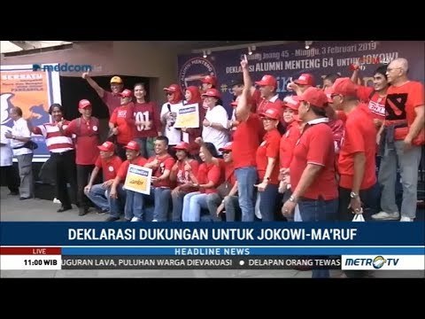 Alumni Kolese Kanisius Jakarta Deklarasi Dukung Jokowi-Ma'ruf