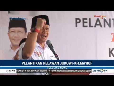 TKD Jokowi-Ma'ruf Palembang Resmi Dilantik