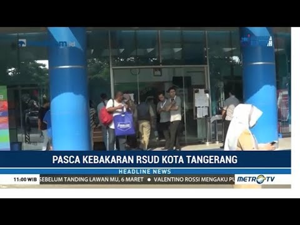 Pascakebakaran, RSUD Tangerang Ditutup Sementara