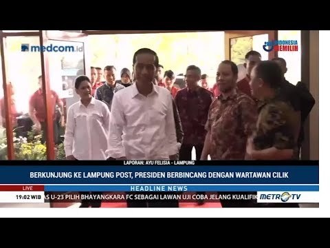 Jokowi Kunjungi Lampung Post