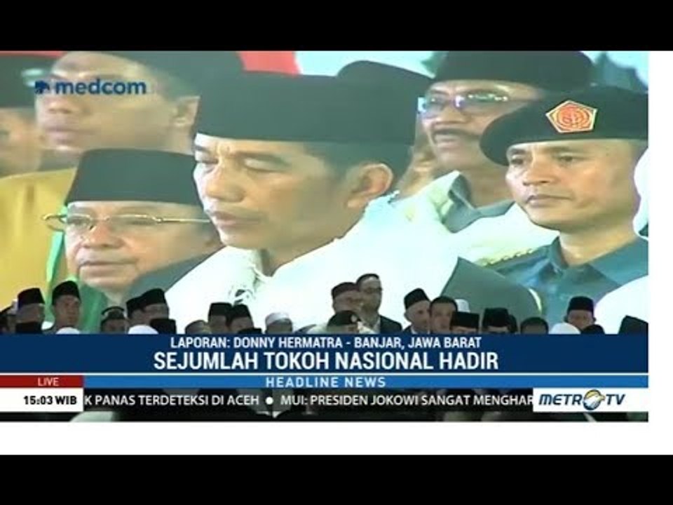Presiden Joko Widodo Membuka Secara Resmi Munas NU 2019
