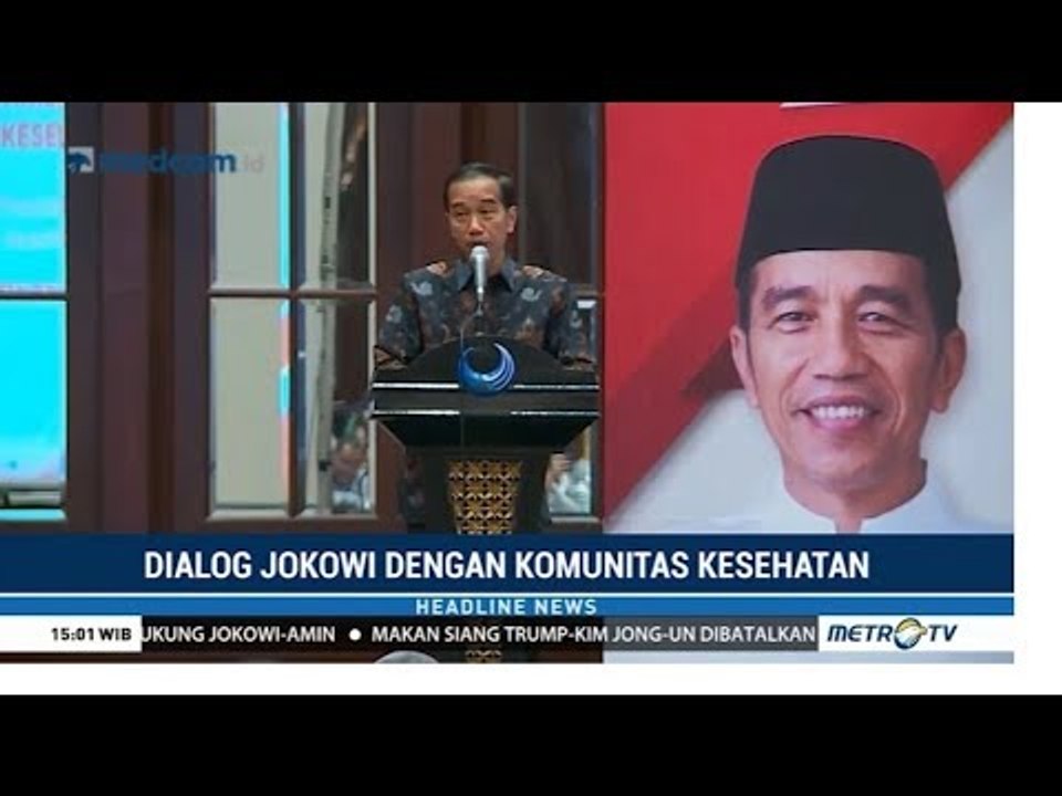 Dialog Jokowi Dengan Komunitas Kesehatan